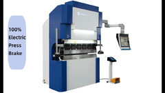 100% 전기 프레스 브레이크 머신 40톤 1300mm DA66T 3D 컨트롤러, 작은 서보 프레스 브레이크