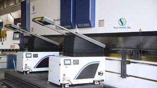 탠덤 프레스 브레이크 기계 450Ton 6000mm 판매